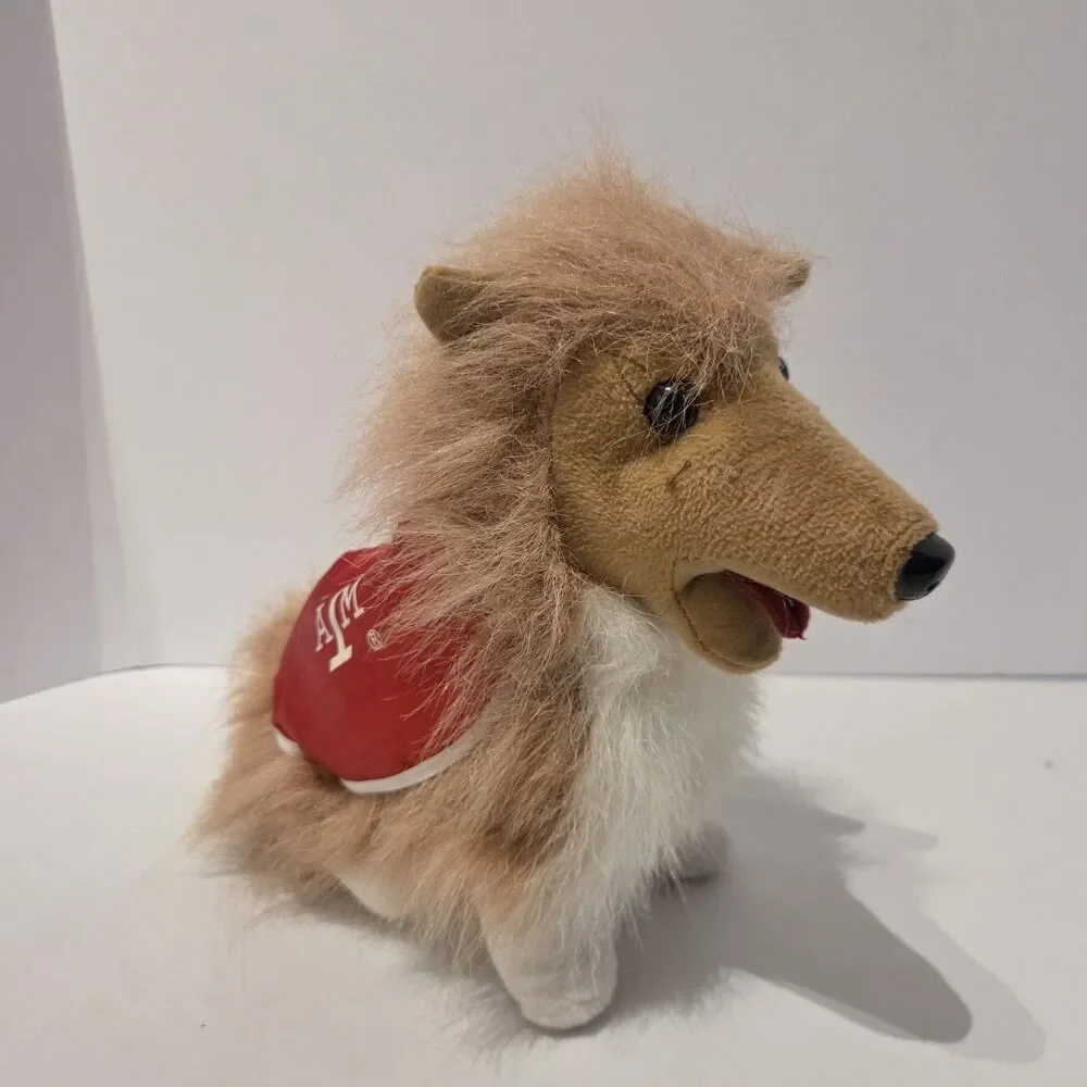 Texas A&M Aggies Vintage 11” Plush Mascot Reveille Collie Dog